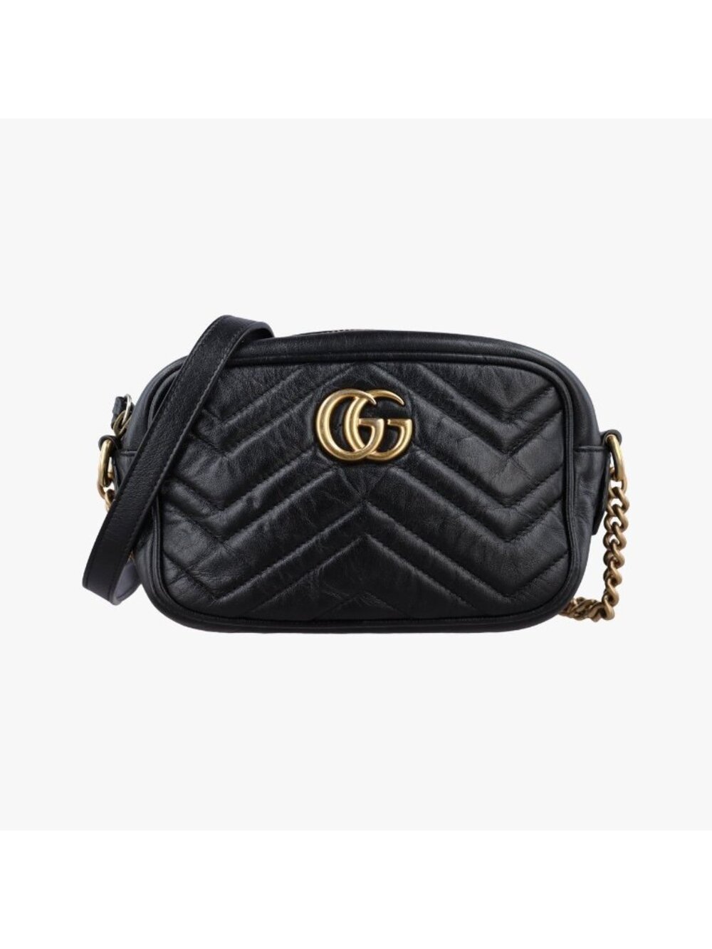 Gucci GG Marmont Black Leather